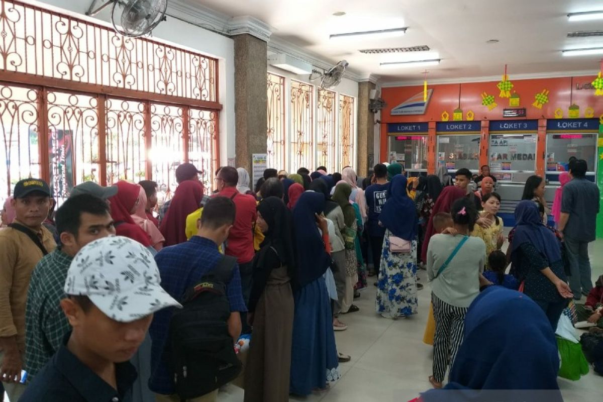 Penumpang Lebaran 2019 Kereta Api Sumut capai 303.945