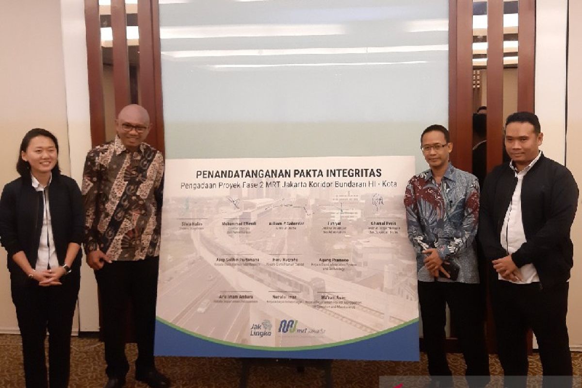 Fase 2 MRT Jakarta ditargetkan rampung pada 2024