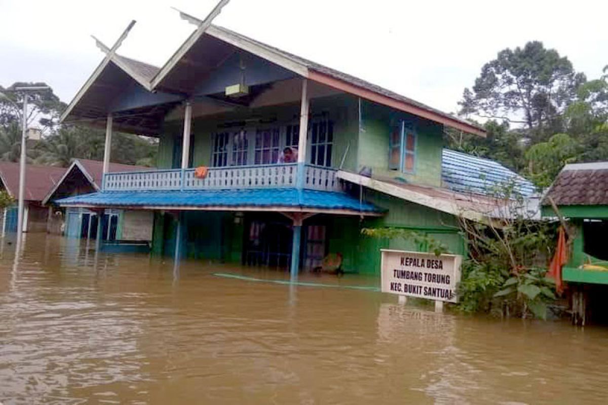 332 rumah warga tujuh desa di Kotim terendam banjir