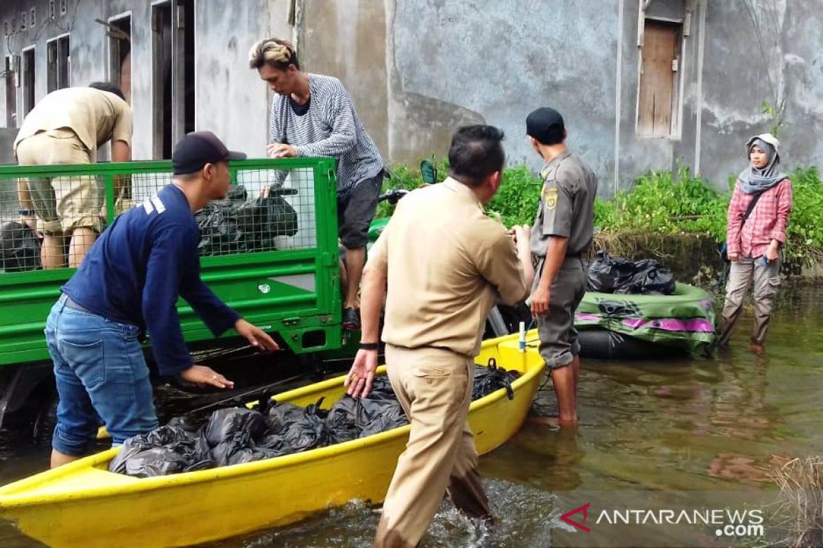 Sejumlah kawasan di Kota Samarinda kembali tergenang