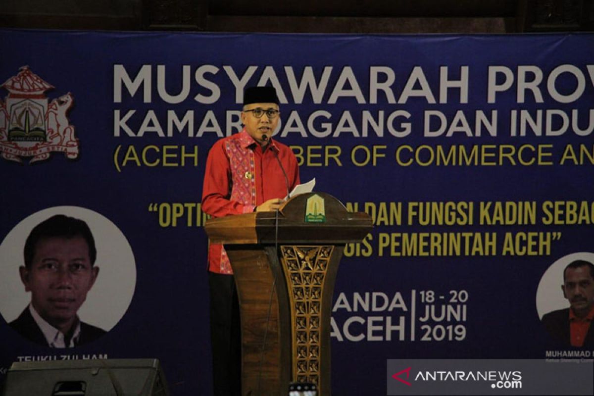 Plt Gubernur Aceh Buka Muprov Kadin Aceh