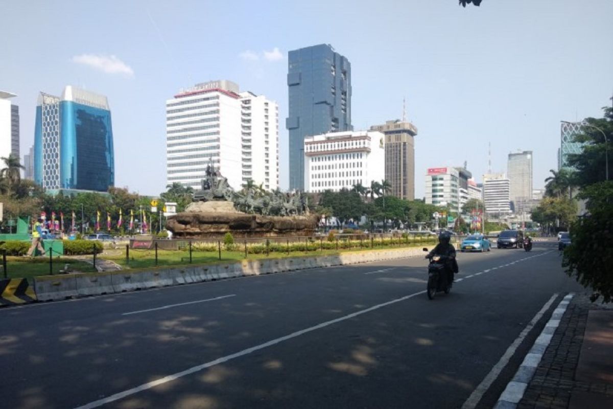 BEM SI demo,  area Patung Kuda masih normal