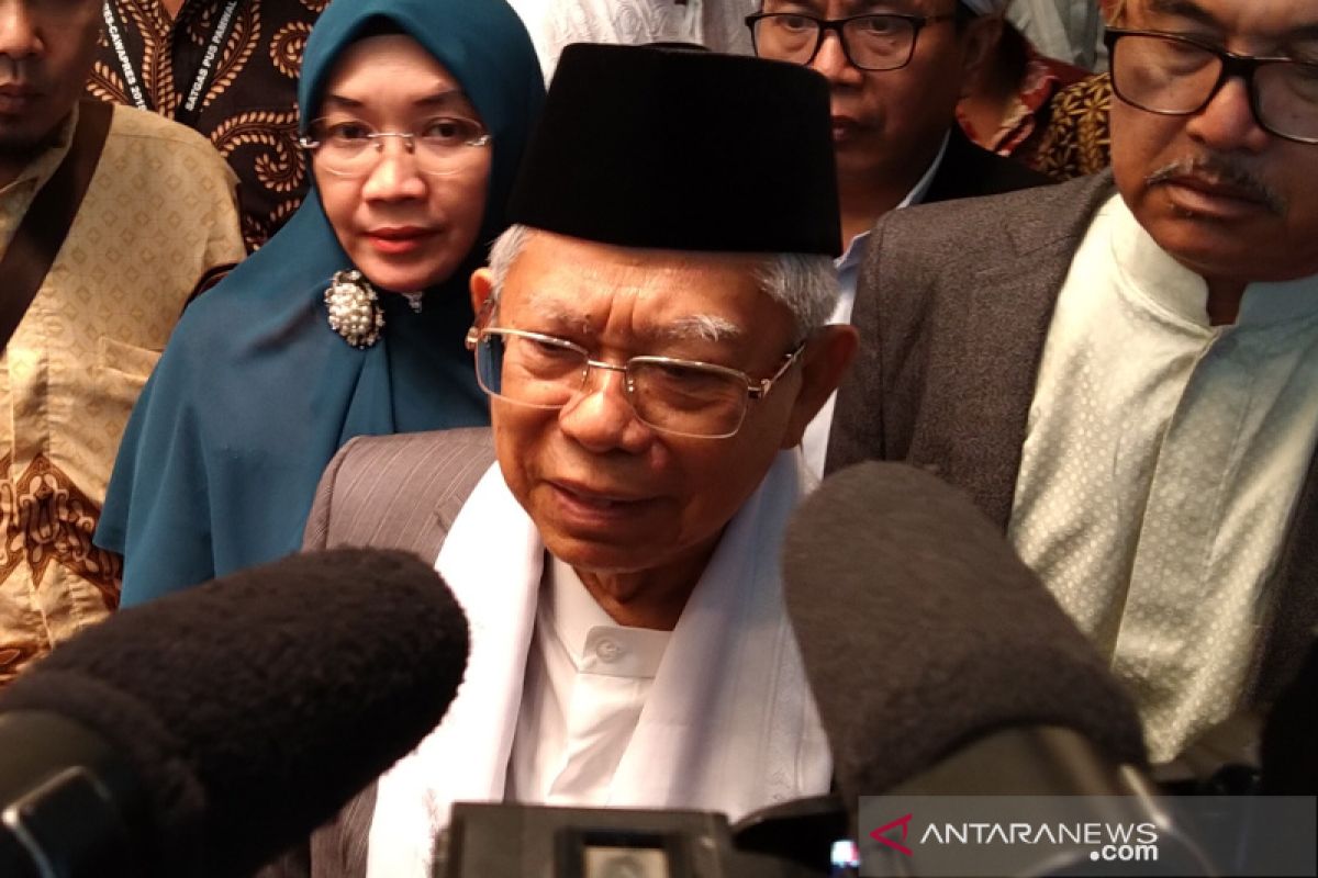 Ma'ruf Amin tenang dan tanpa beban menanti putusan MK