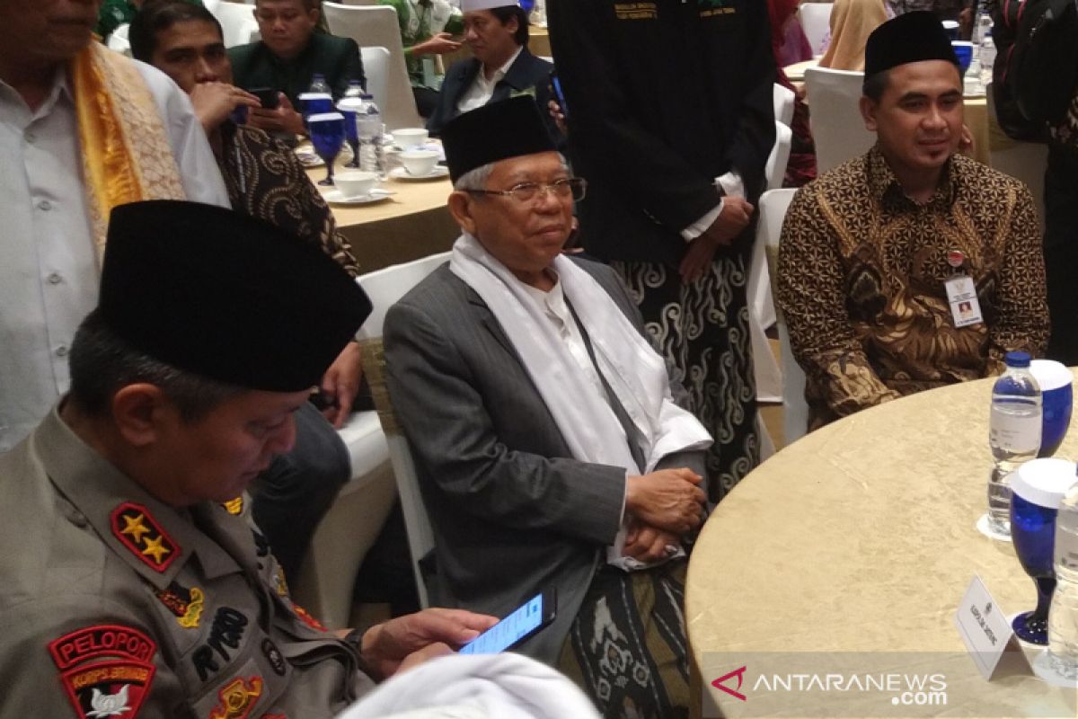 Ma'ruf Amin hadiri pertemuan kebangsaan dan halalbihalal PWNU Jateng