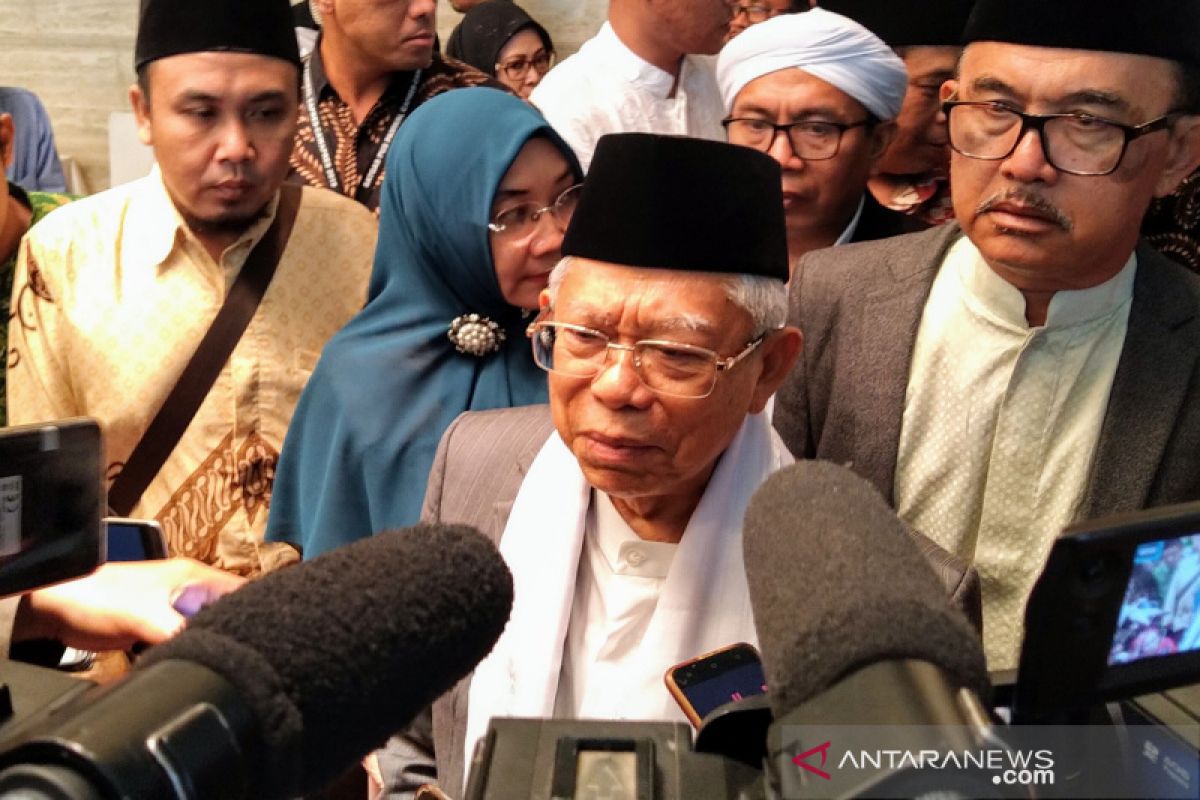 Ma'ruf Amin: Kemenangan 01 masih digantung