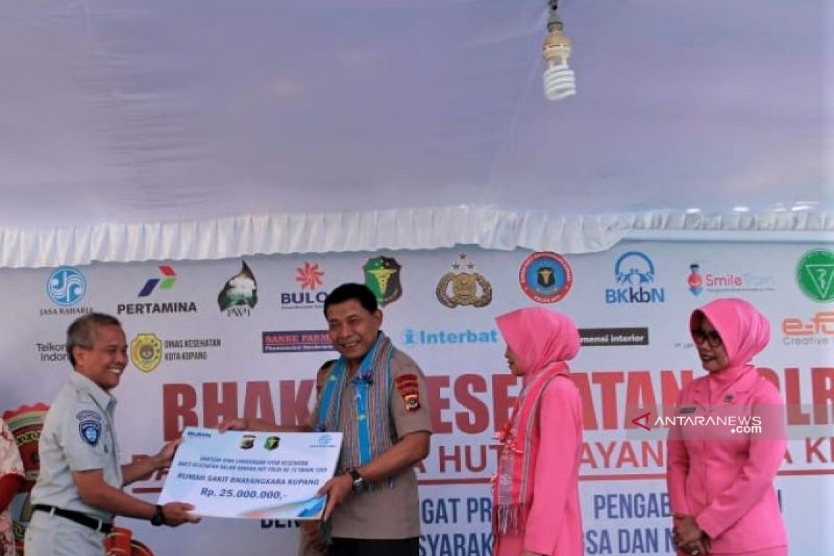 Jasa Raharja salurkan bantuan untuk RS Bhayangkara Kupang