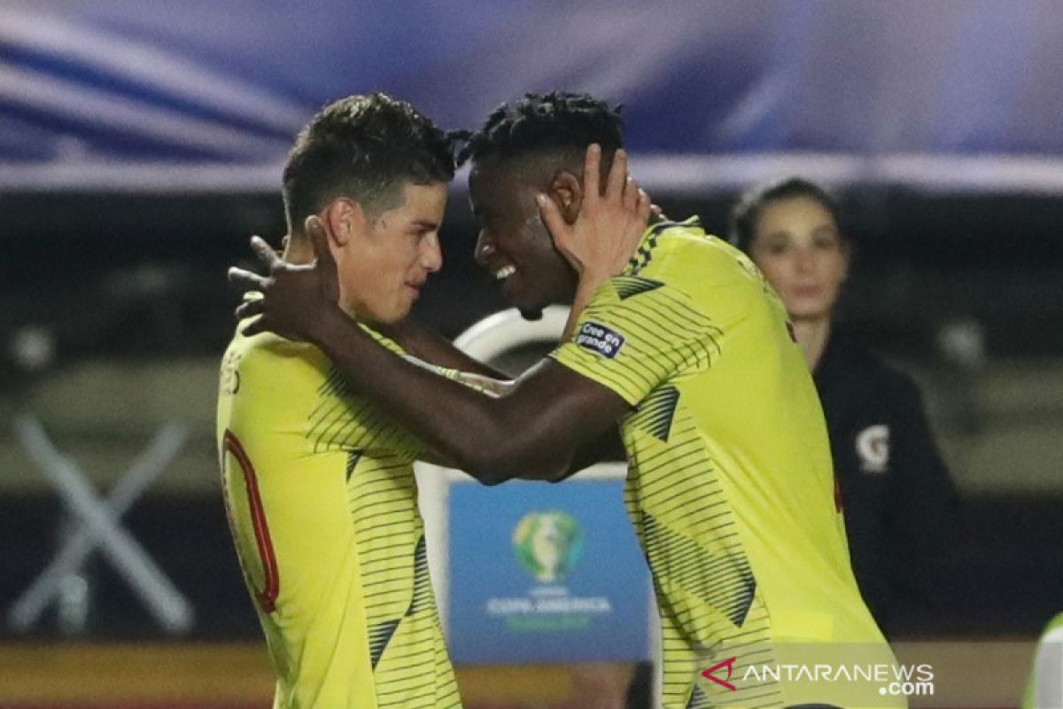 Copa Amerika, Kolombia jadi tim pertama ke perempat final