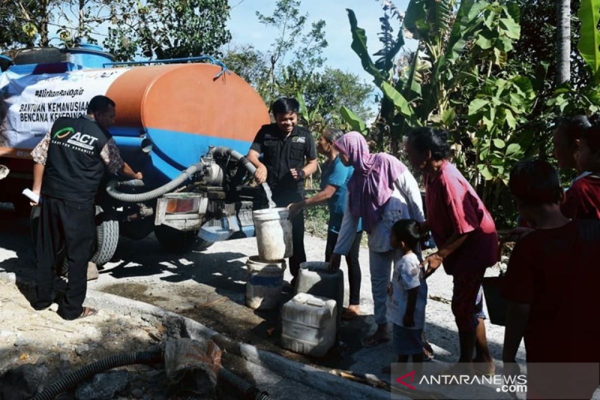ACT Siapkan Jutaan Liter Air Bersih Tanggulangi Kekeringan Gunungkidul