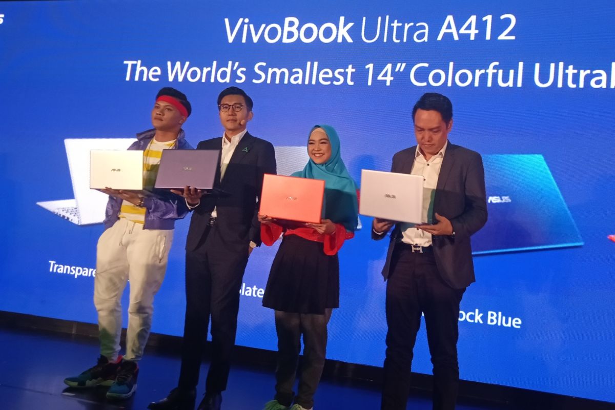 VivoBook A412 ultrabook termungil beraneka warna