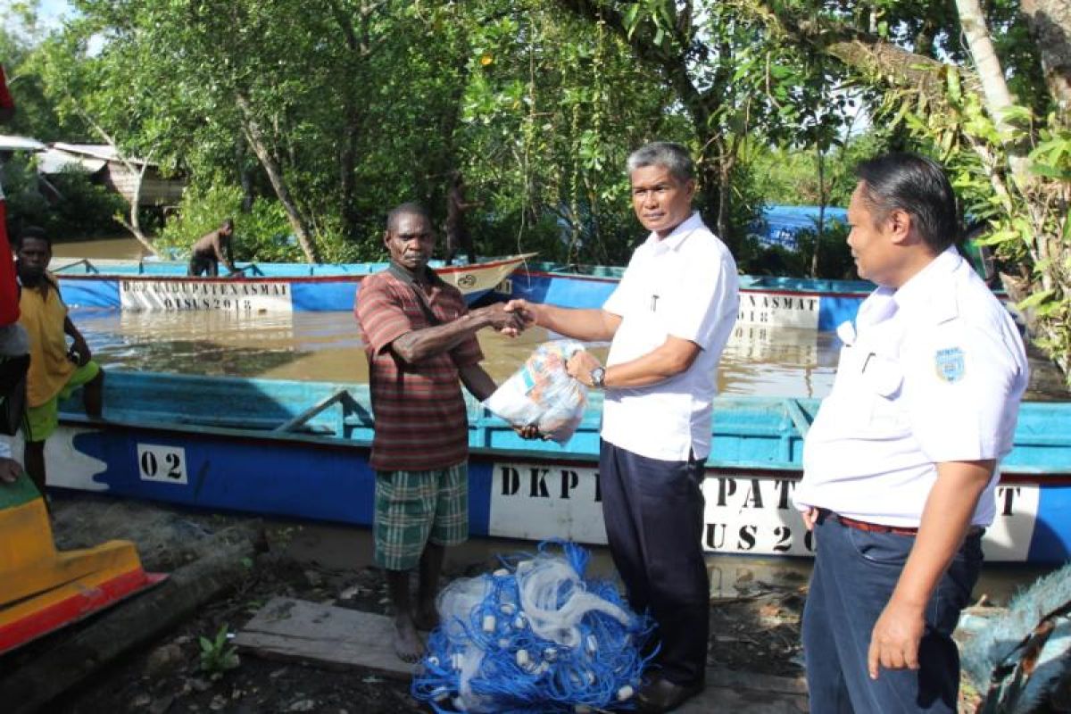 DKP salurkan sarana tangkap kepada nelayan Asmat