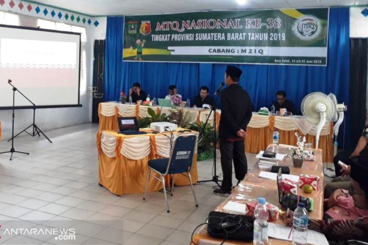 15 kafilah Kota Solok masuki final MTQ Sumbar