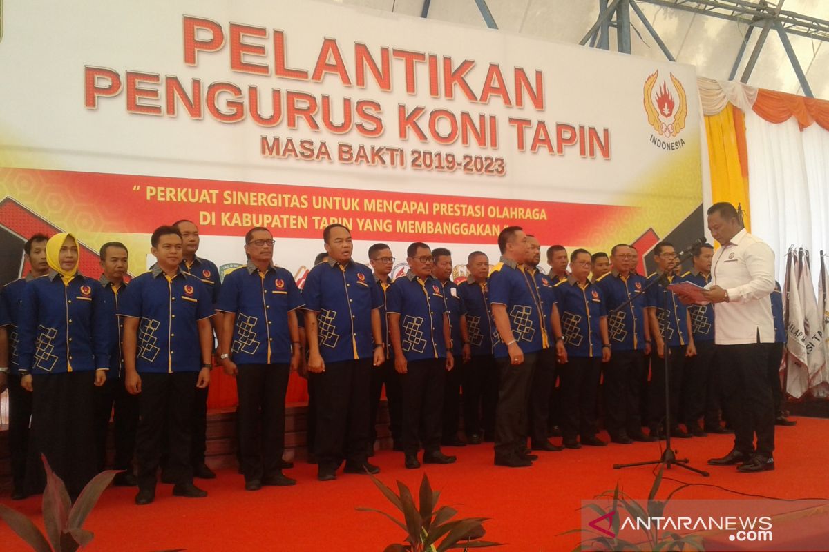 Pengurus KONI Masa Bakti 2019-2023 di Lantik