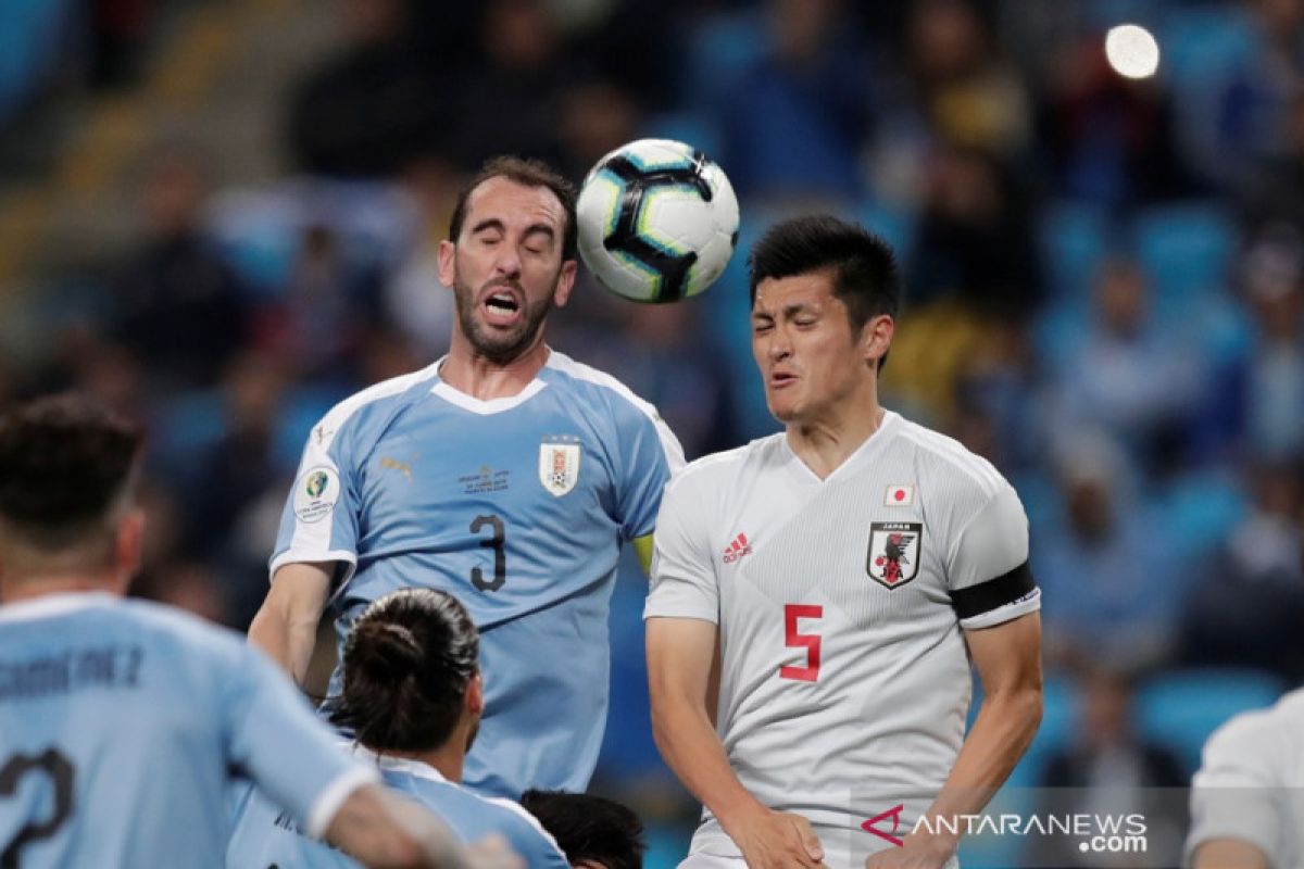 Laga kedua grup C, Jepang tahan imbang Uruguay 2-2