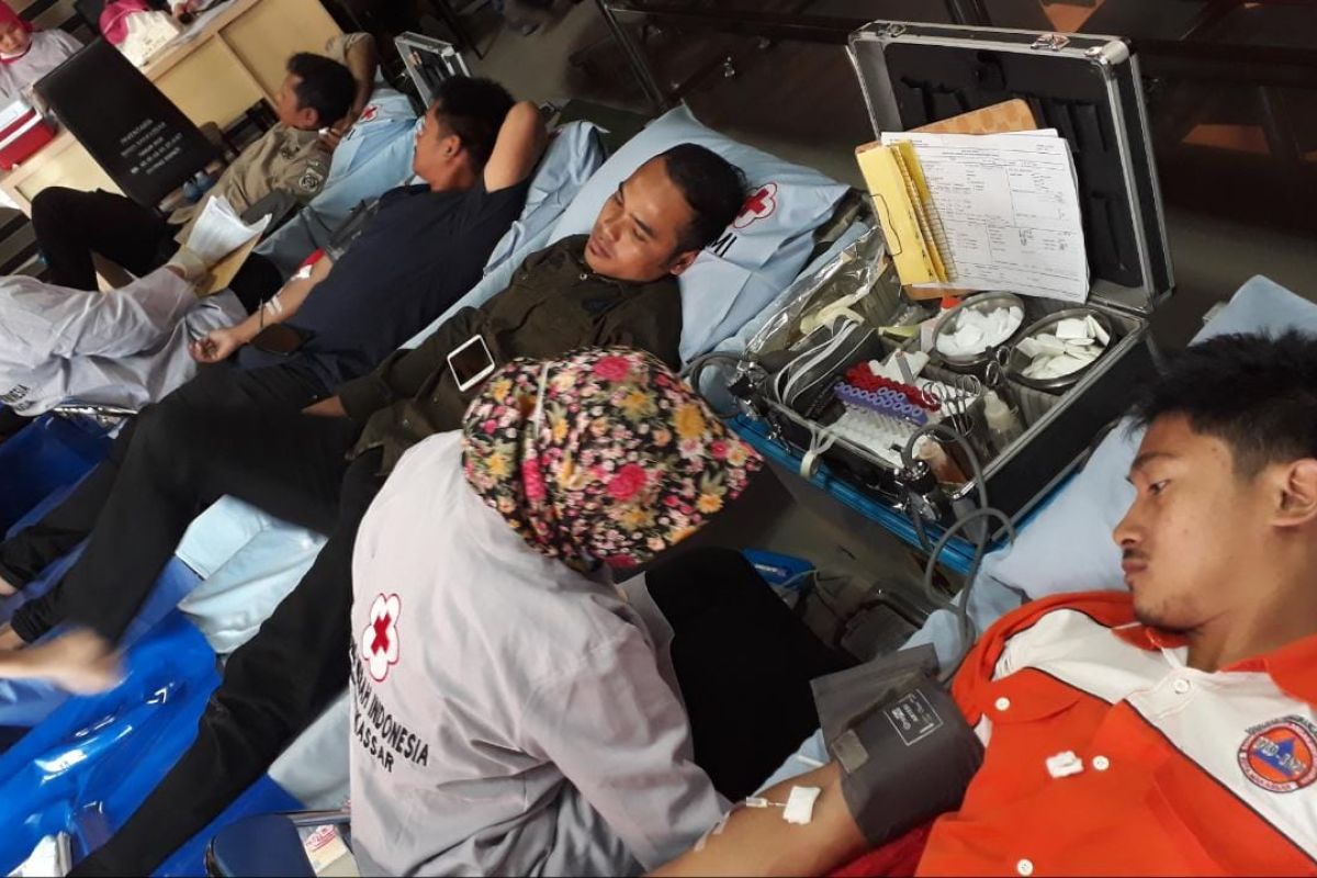 BPBD Makassar tambah stok darah melalui aksi donor