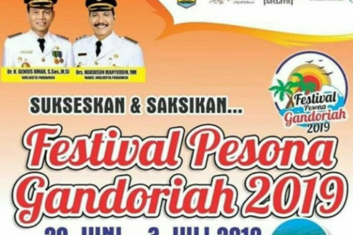 Tahun ini, Festival Pesona Gandoriah Pariaman helat delapan perlombaan