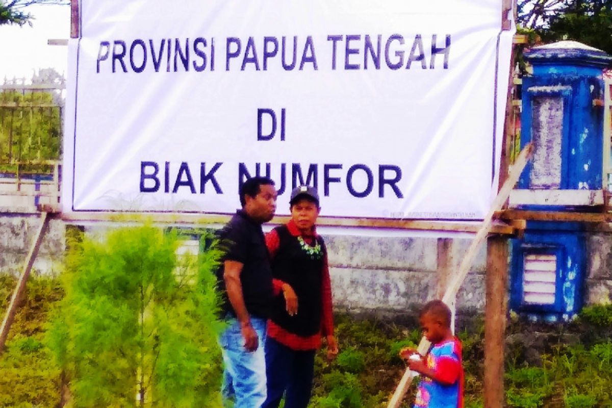 Tim 502 Biak Numfor siapkan kantor calon DOB Gubernur Papua Tengah