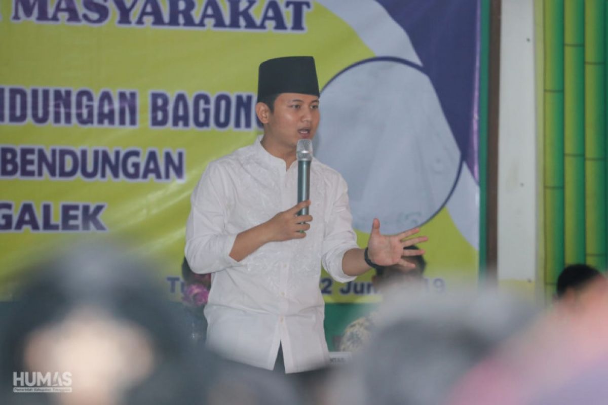 Bupati Trenggalek janjikan kompensasi plus terkait  Bendungan Bagong