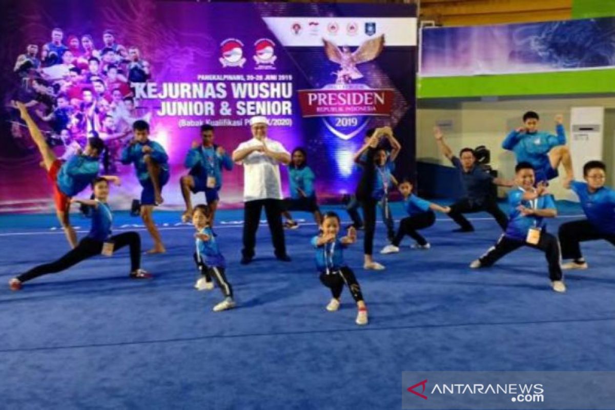 Atlet Wushu Babel berhasil raih dua medali