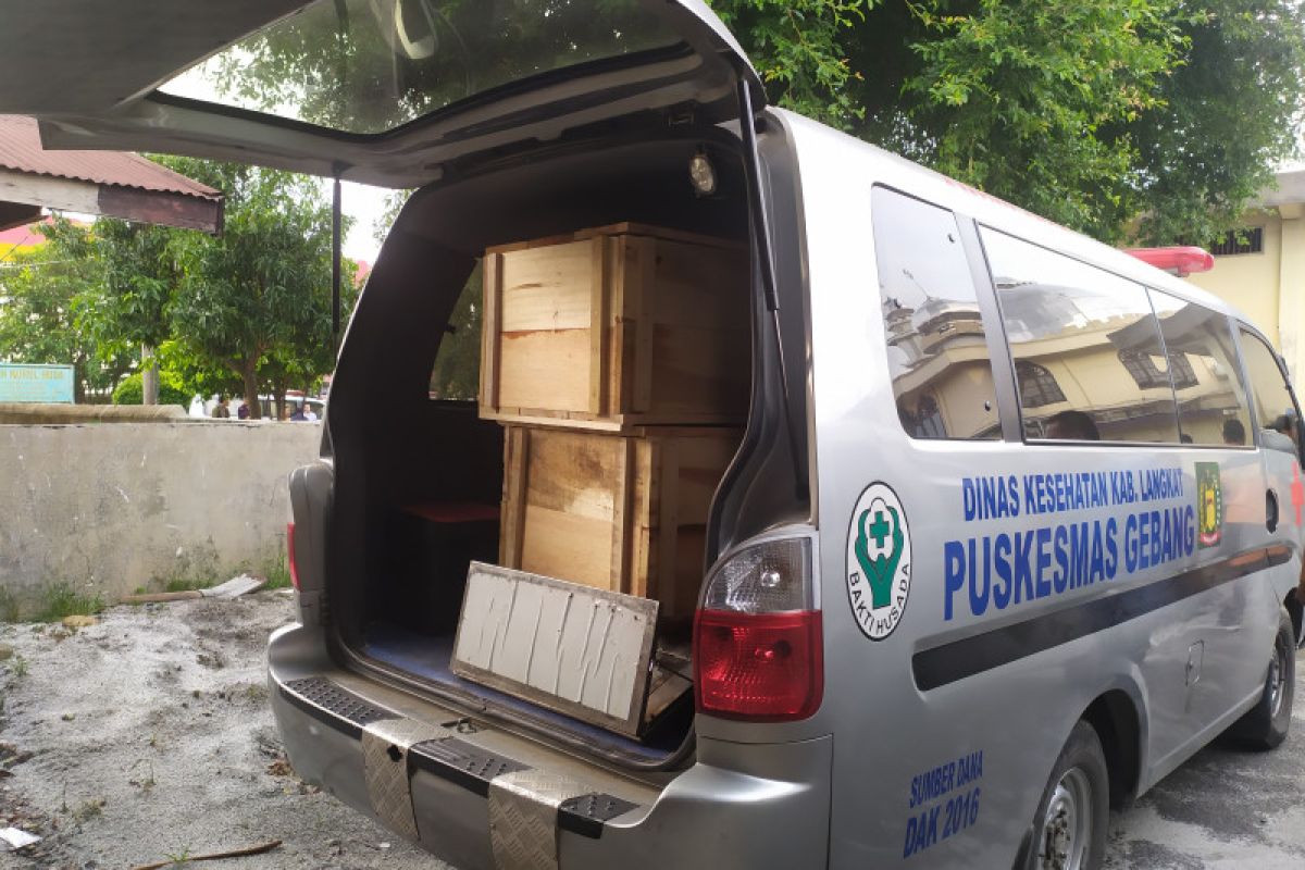 15 peti janazah untuk korban kebakaran tiba di RS Bhayangkara Medan