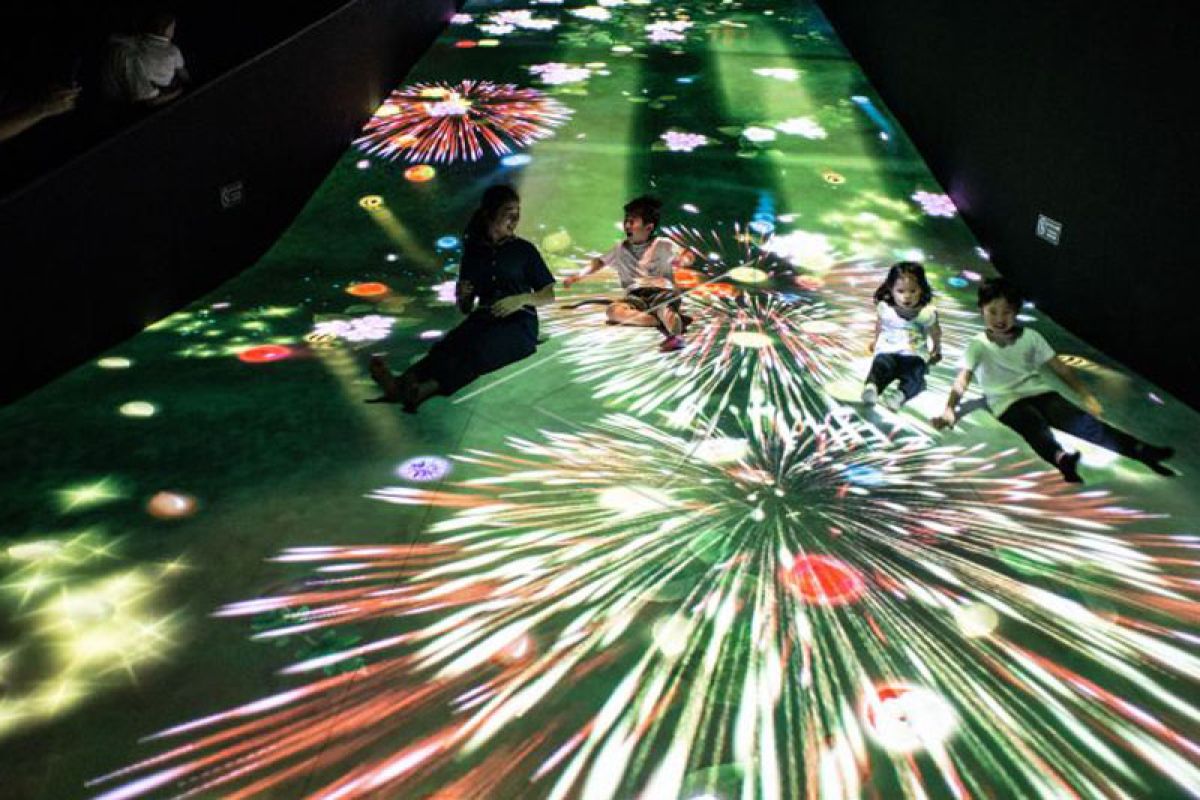 Pemeran Seni Interaktif Bertajuk TeamLab Future Park