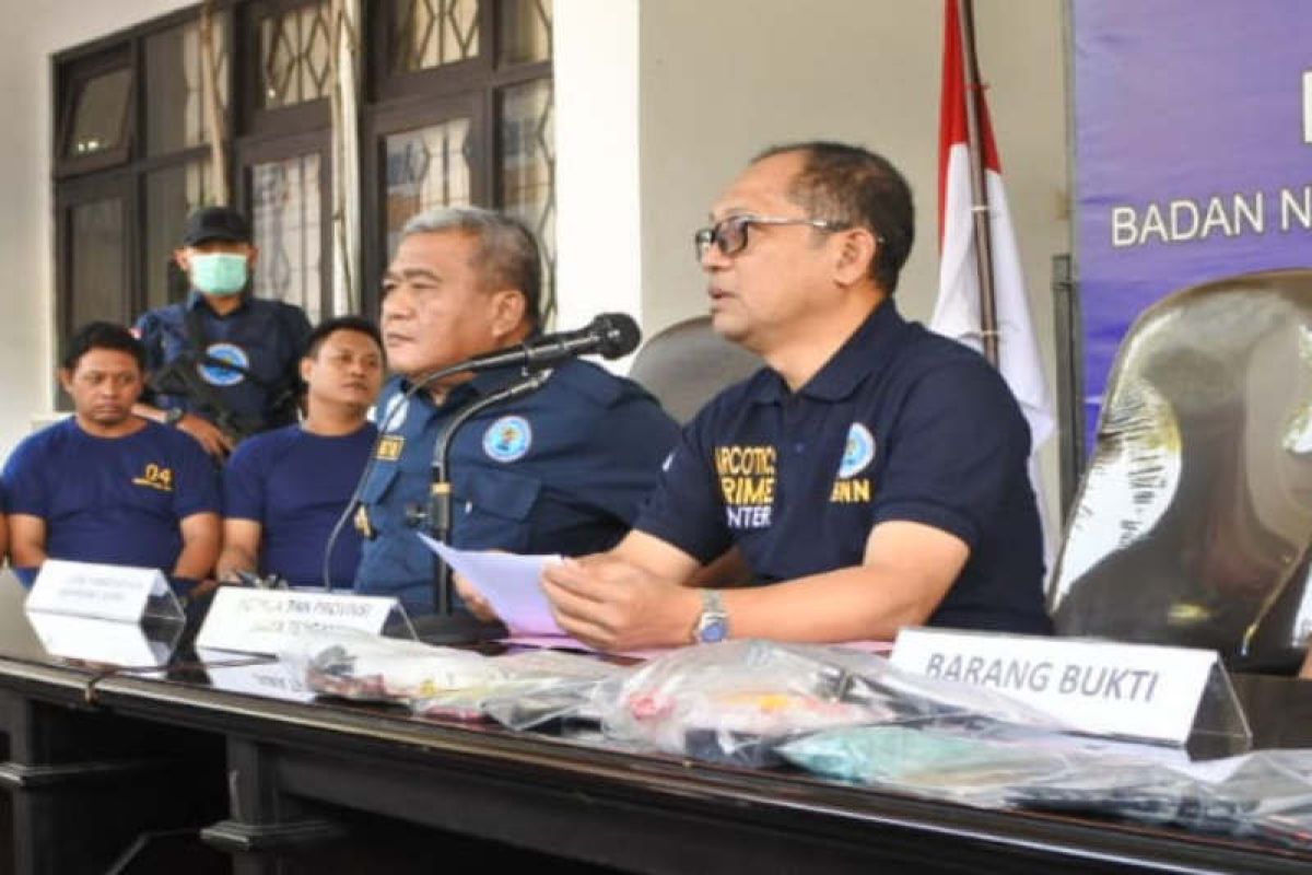 Enam tersangka jaringan pengedar narkoba lintas provinsi ditangkap