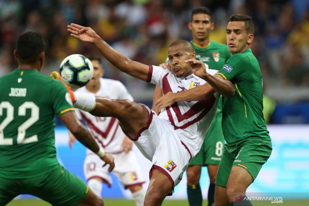 Venezuela bungkam Bolivia 3-1, dampingi Brazil ke perempat final