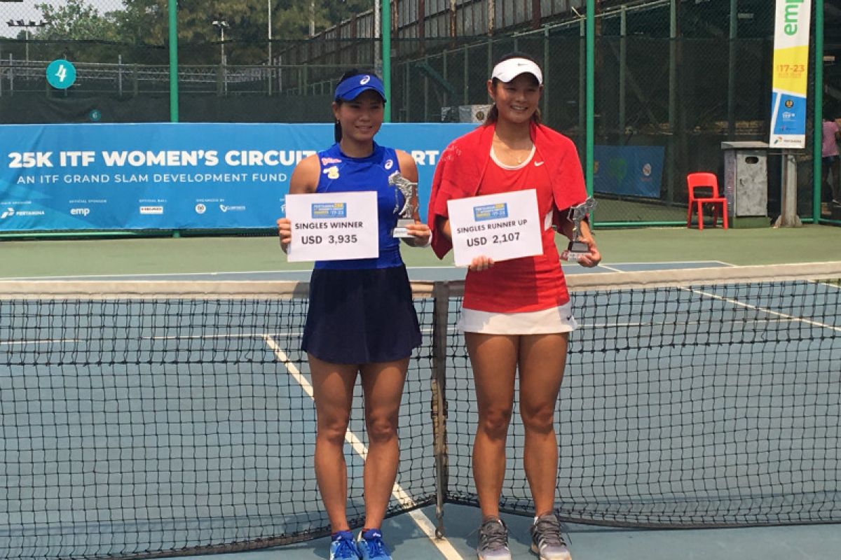 Petenis  Risa Ozaki juara turnamen Jakarta 25k