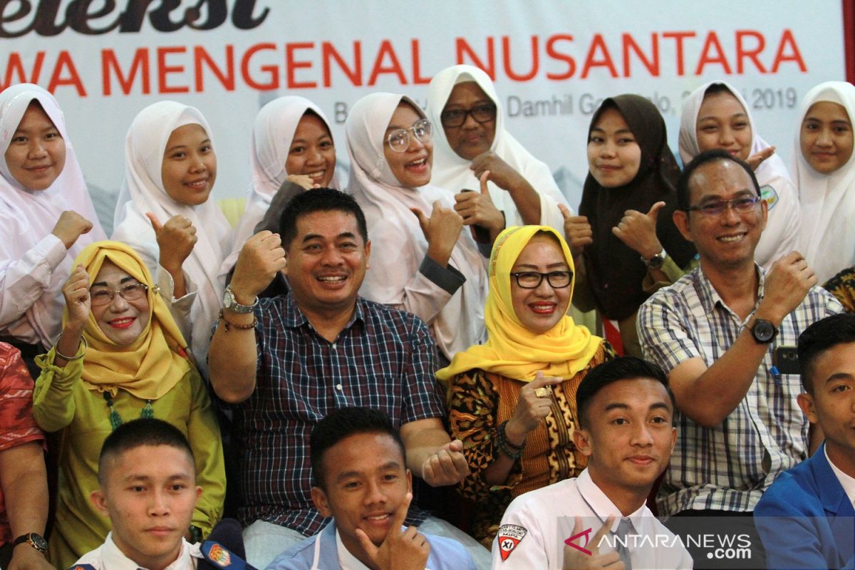 Calon peserta jalani seleksi Siswa Mengenal Nusantara di Gorontalo