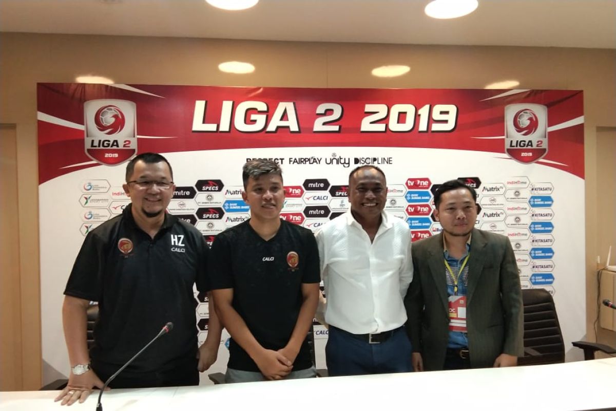 Liga 2 -- Sriwijaya FC kalahkan Perserang 1-0
