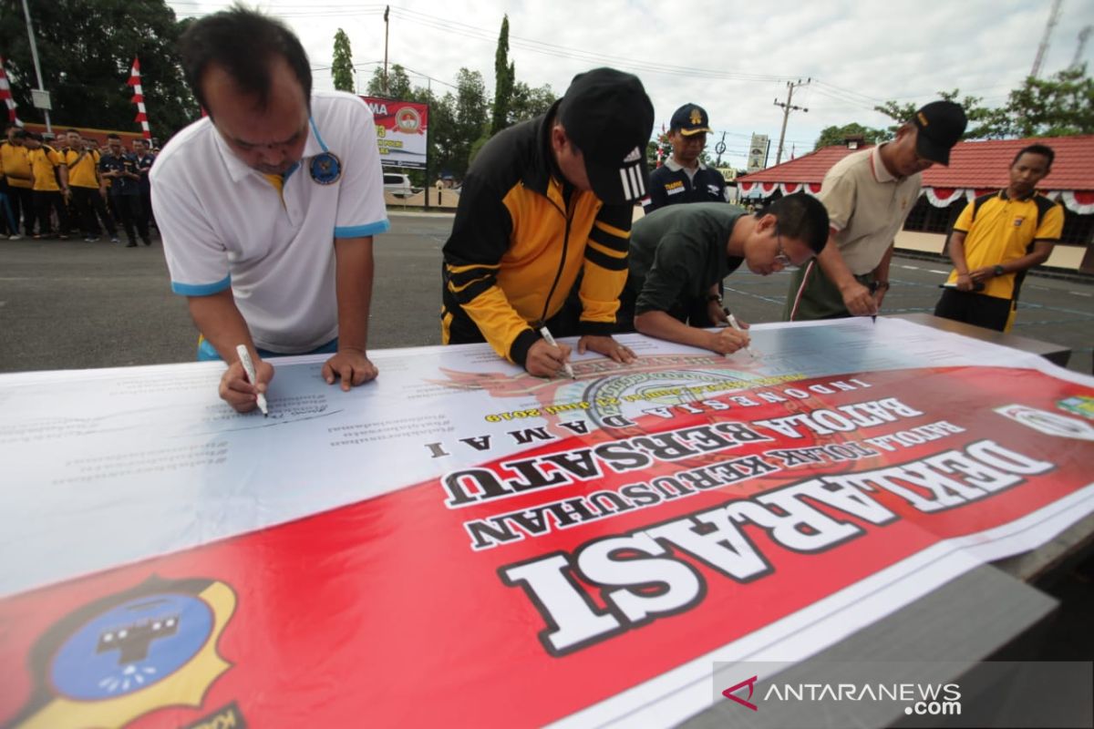 Batola gelar deklarasi damai