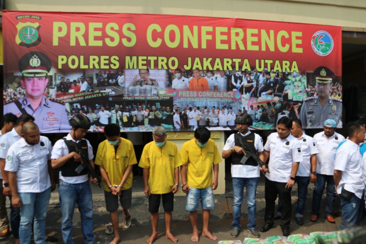 Polisi dalami jaringan internasional penyelundupan 15 kg sabu-sabu