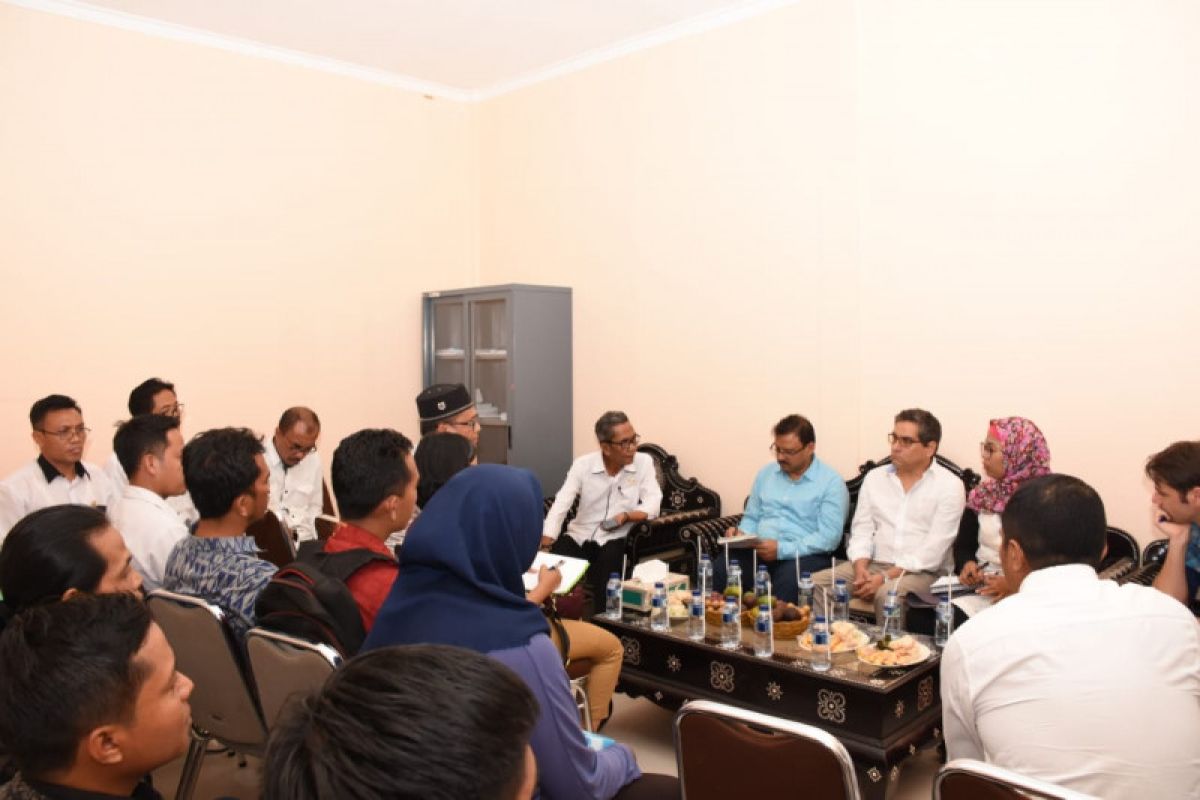 DFAT dan ISAT Australia berkunjung ke Lombok Utara