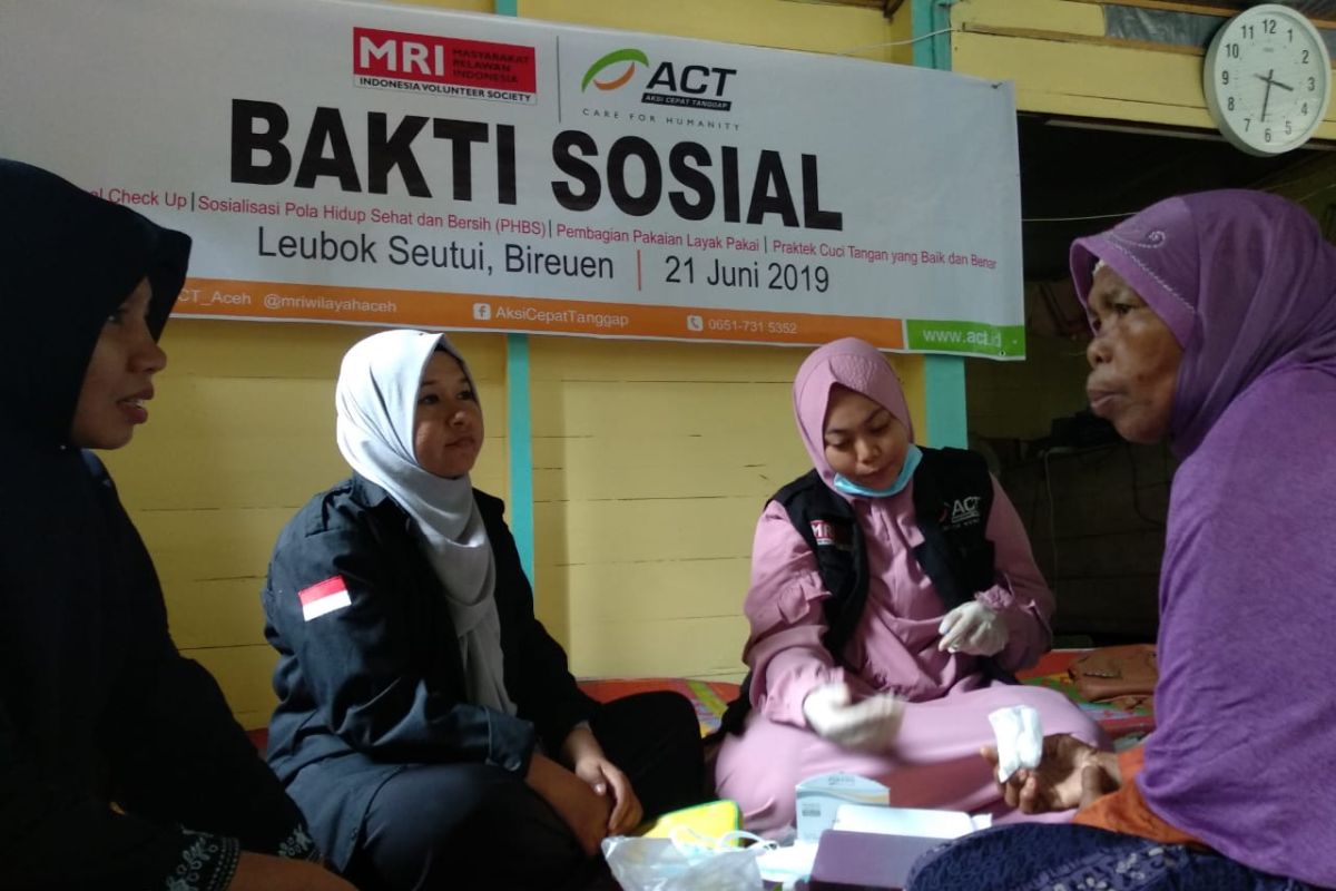 ACT Aceh-MRI tingkatkan pemahaman masyarakat Bireuen pola hidup sehat