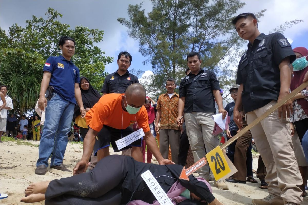 Polres Bangka Tengah limpahkan kasus pembunuhan ke Kejari Koba