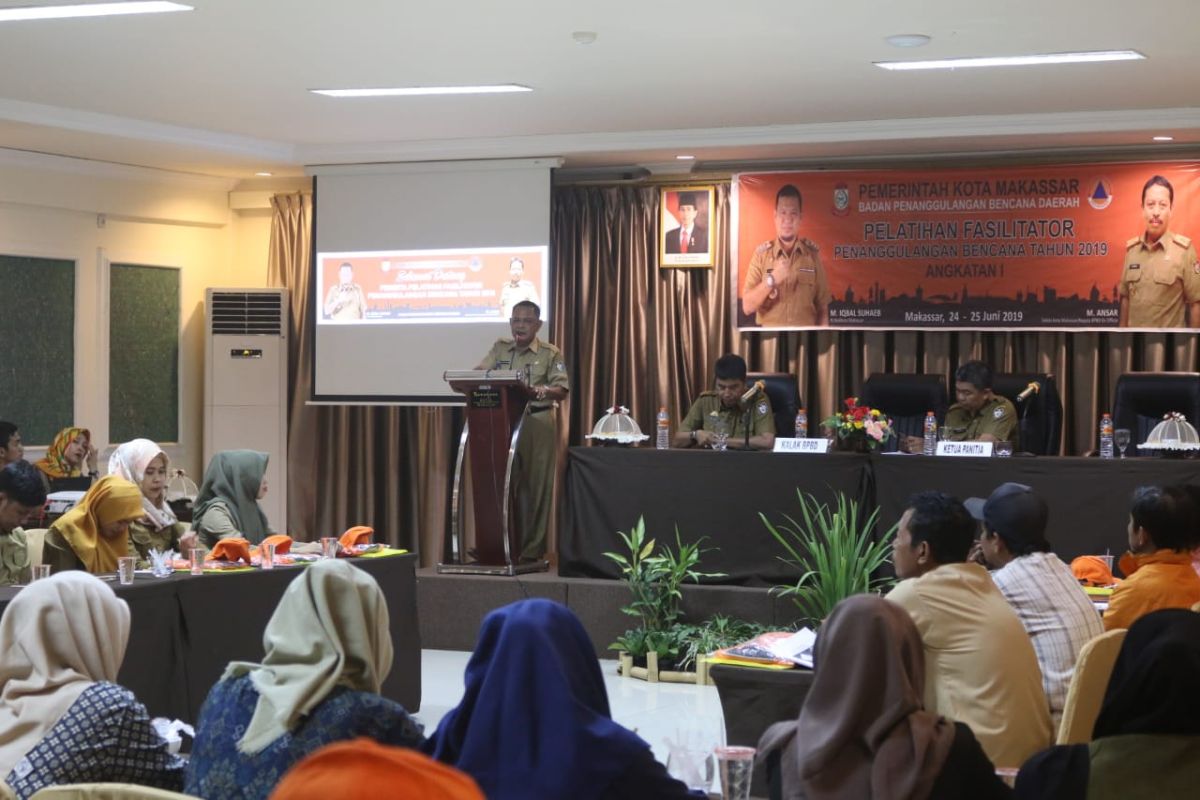 BPBD Kota Makassar gelar pelatihan fasilitator penanggulangan bencana