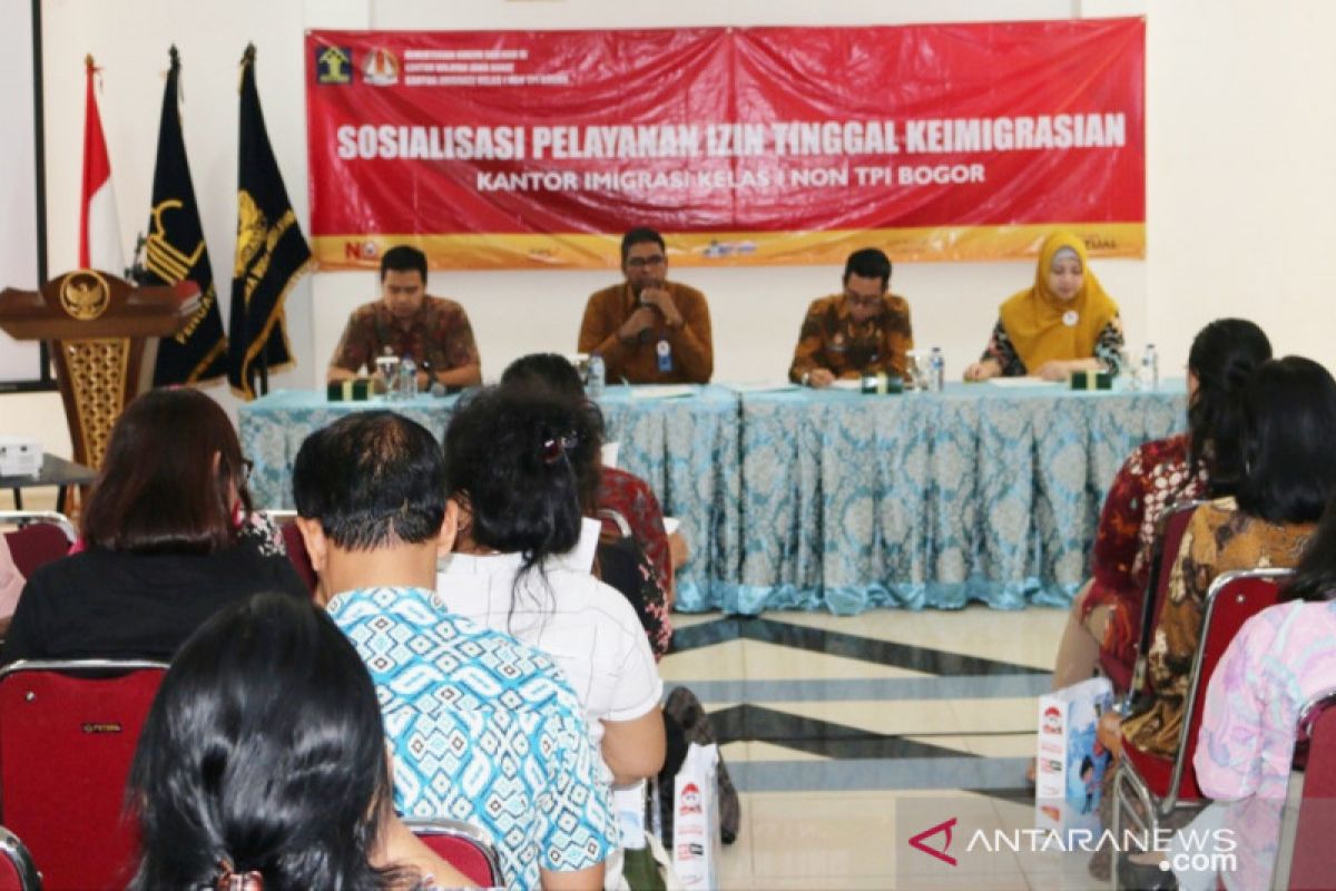 Bogor West Java immigration threatens action against illegal foreign workers