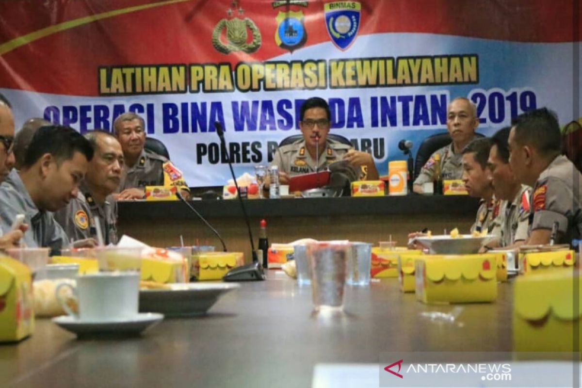 Tangkal radikalisme, Polres Banjarbaru menggelar Operasi Bina Waspada