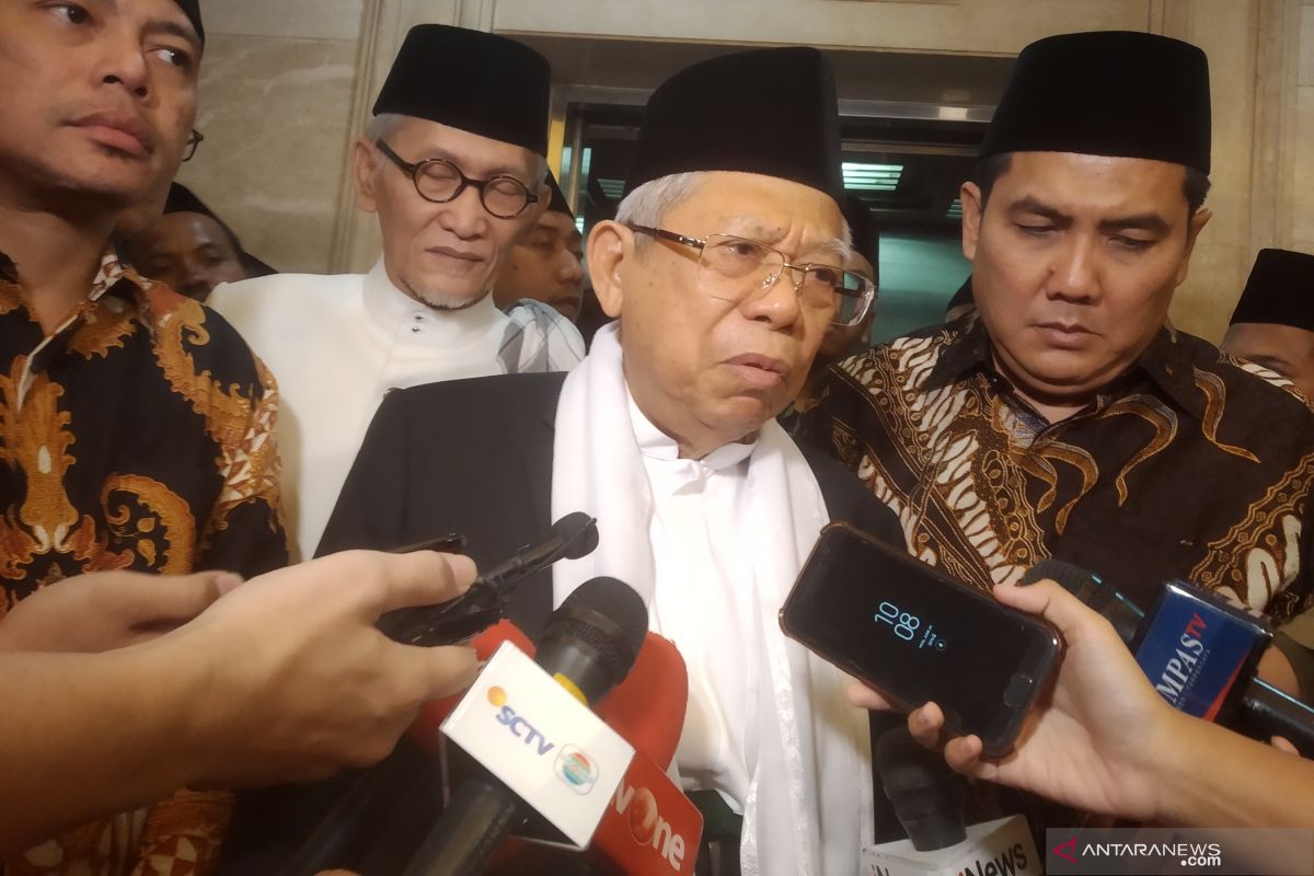 Ma'ruf Amin ajak semua pihak terima apapun putusan MK