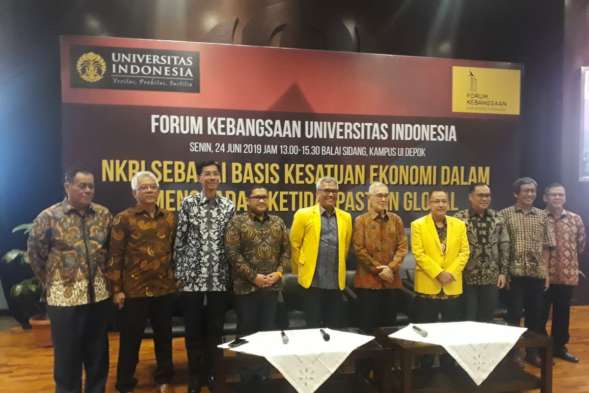 UI gelar Forum Kebangsaan tentang kesatuan ekonomi