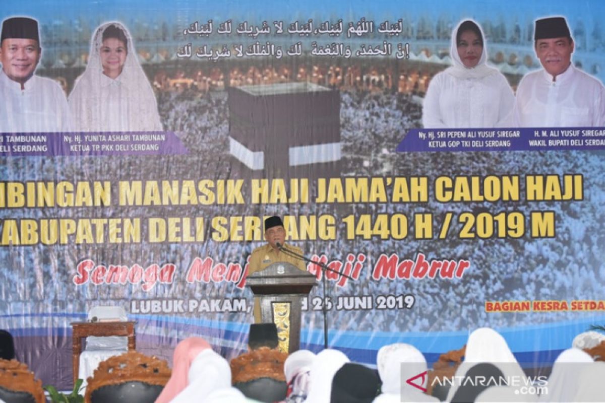 Manasik akbar digelar calon haji Deliserdang, Sumut