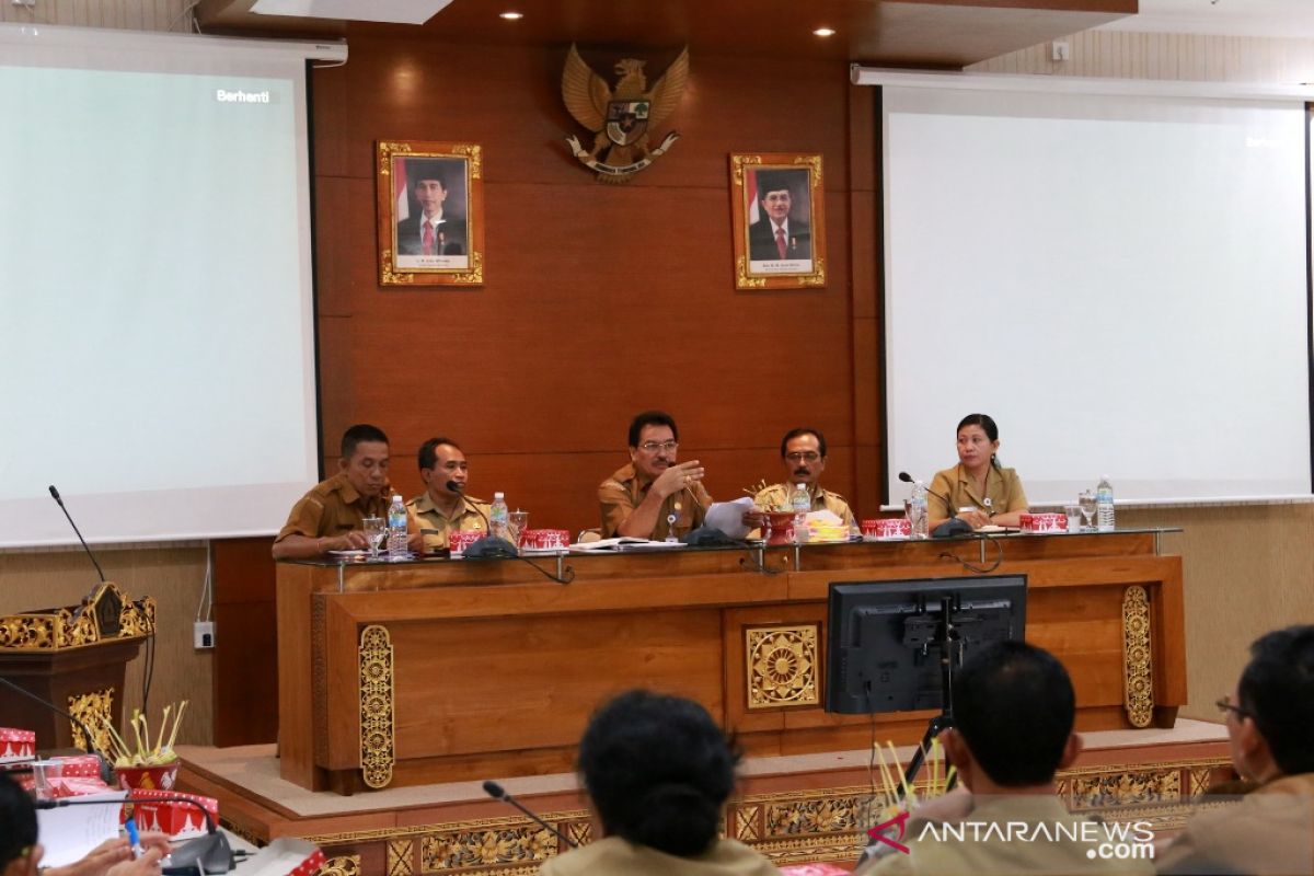 Pemkab Klungkung gelar rapat staf pemda