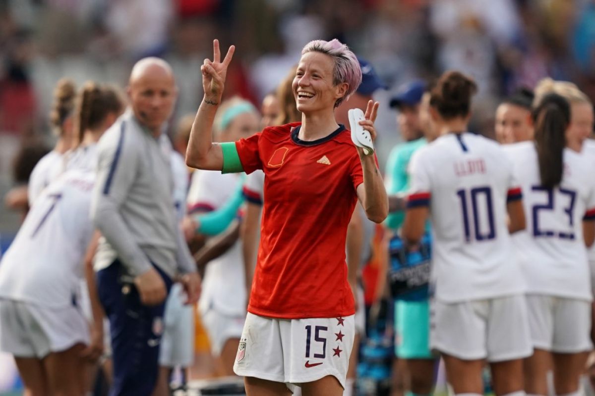 Gol Rapinoe antar AS ke perempat final