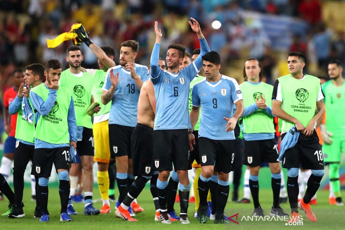 Uruguay melaju dampingi Chile, hasil Ekuador-Jepang untungkan Paraguay