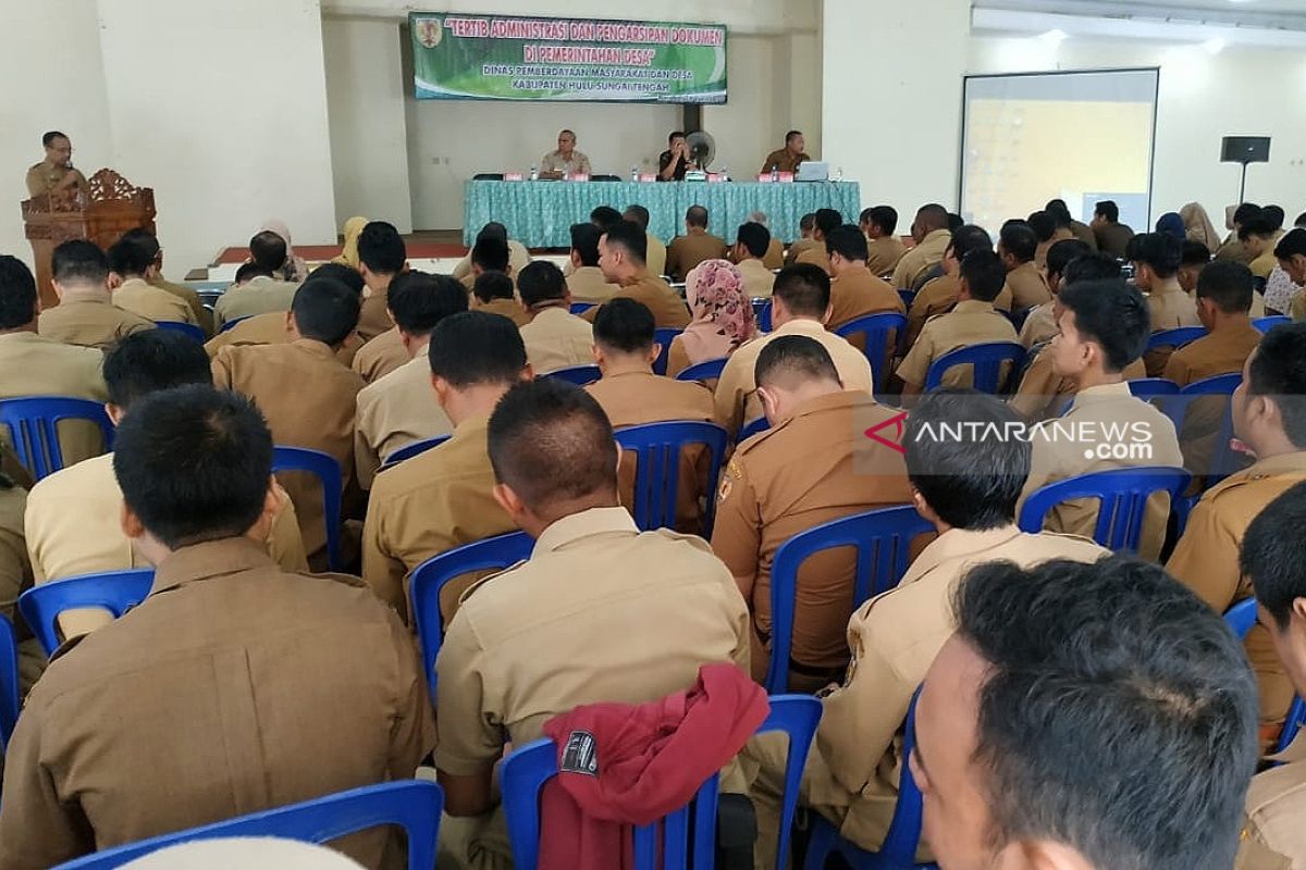 Aparat Desa di HST dilatih peningkatan kompetensi