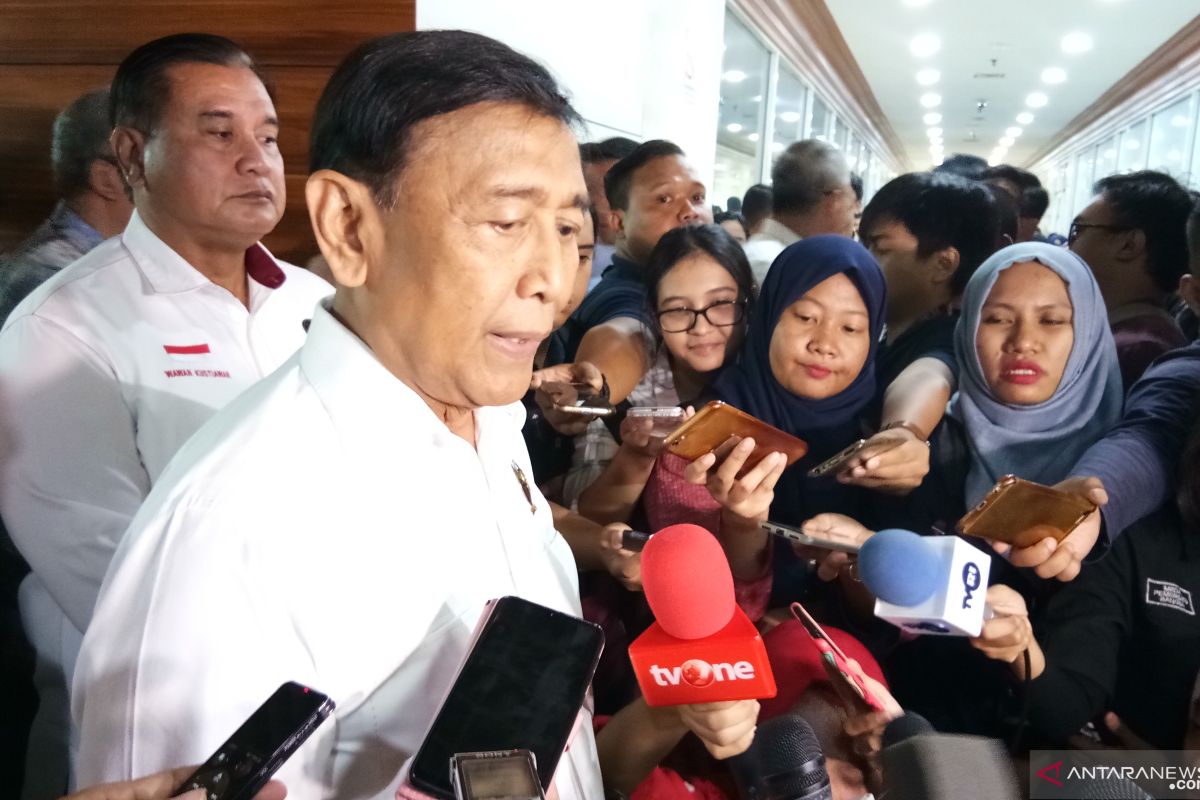 Menko polhukam Wiranto dukung rencana pertemuan Jokowi-Prabowo