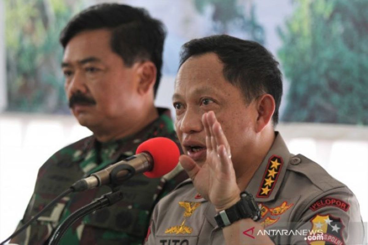 Kapolri minta bantu Panglima TNI tangkap tangan pelaku pembakar lahan