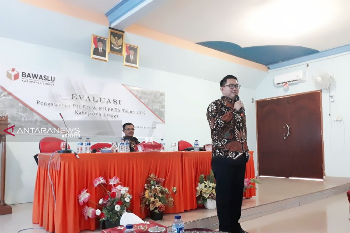 Bawaslu Lingga rapat evaluasi Pemilu 2019