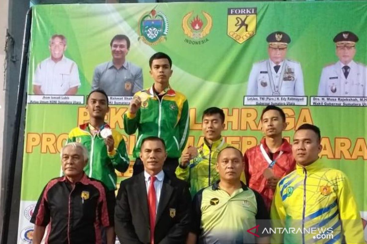 Medan tambah 3 emas karate Porprov Sumut 2019