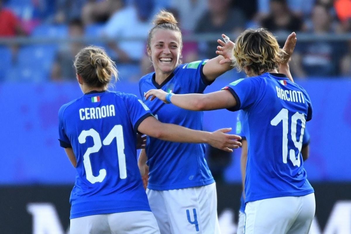 Tundukkan China 2-0, Italia lolos ke perempat final Piala Dunia Putri 2019