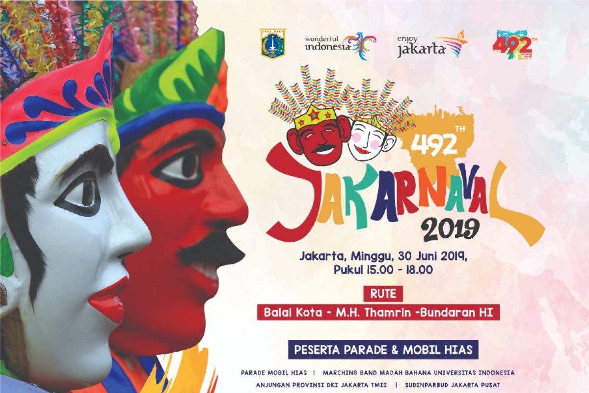 Parade Jakarnaval 2019 digelar untuk promosikan "Wajah Baru" ibu kota